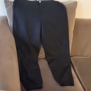 Womens Classic Black Cargo Pants